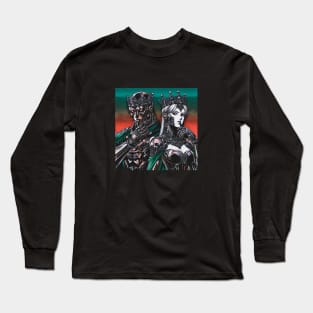 Cyborg King + Queen Long Sleeve T-Shirt